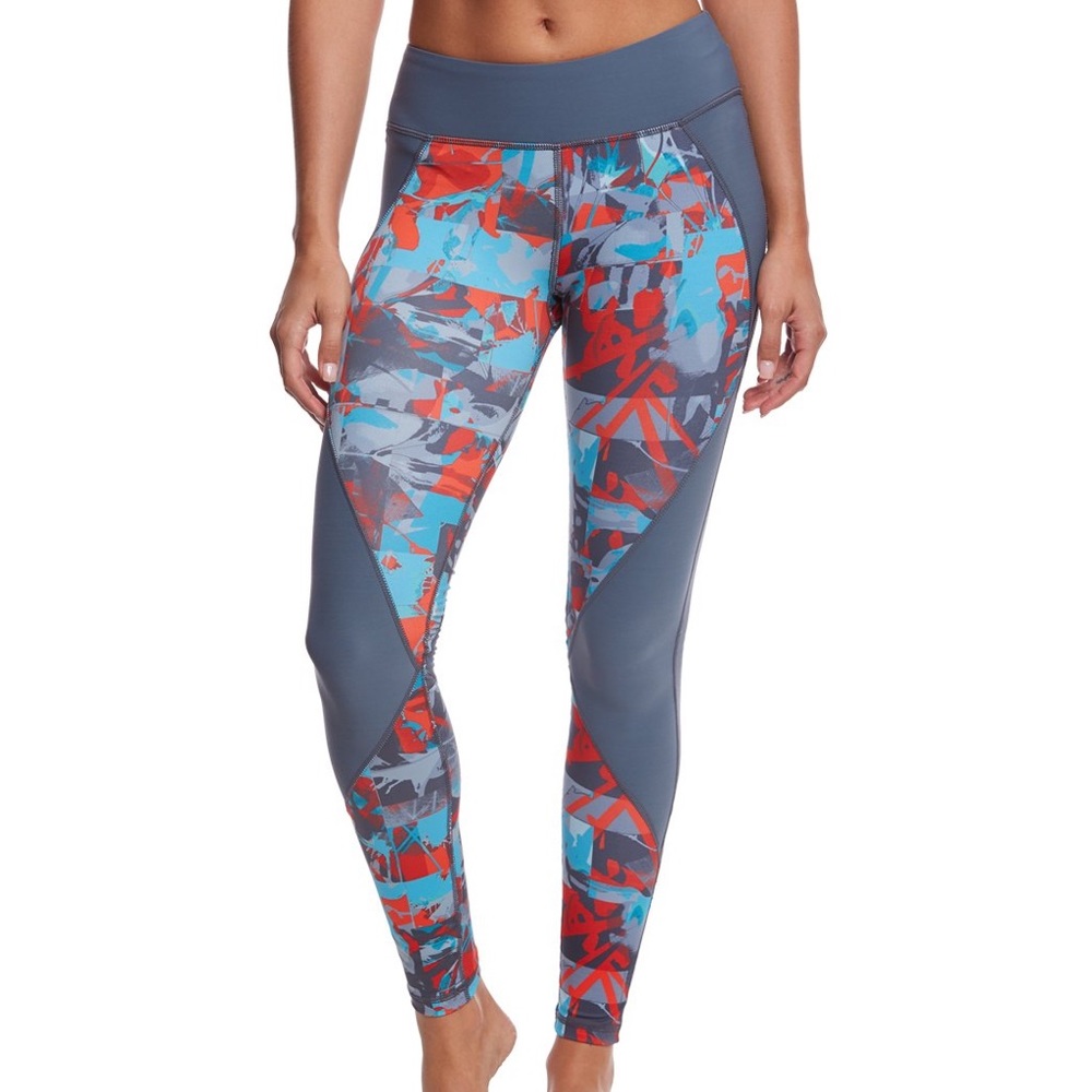 New with tags. Pink lotus multicolored tights